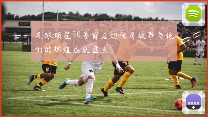 足球明星30号背后的传奇故事与他们的辉煌成就盘点