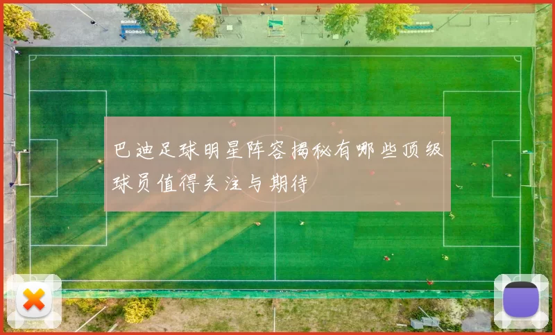 巴迪足球明星阵容揭秘有哪些顶级球员值得关注与期待